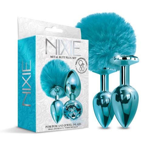 NIXIE Metal Butt Plug Set - Playful Anal Pleasure