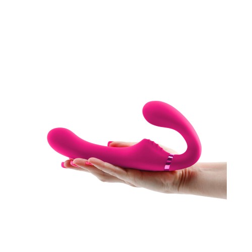 Strap-On Vibrador Strapless Midnight Rider ShiShi para Diversión Suprema