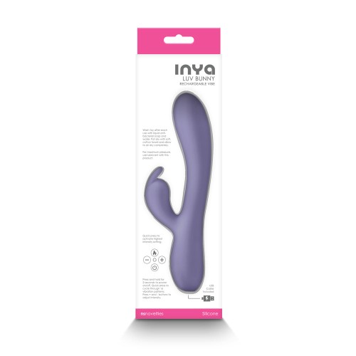 INYA Luv Bunny Vibrador Recargable Púrpura