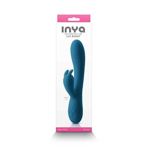 Vibrador INYA Luv Bunny Verde Oscuro para Placer Máximo