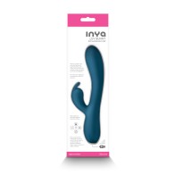 INYA Luv Bunny Dark Teal Vibrator for Ultimate Pleasure