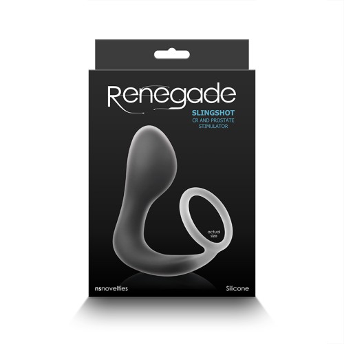 Anillo para el Pene y Estimulador de Próstata Renegade Slingshot - Placer Estiloso