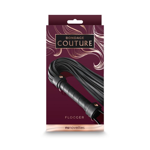 Bondage Couture Flogger Black