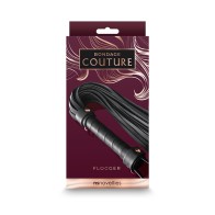 Flogger Bondage Couture Negro