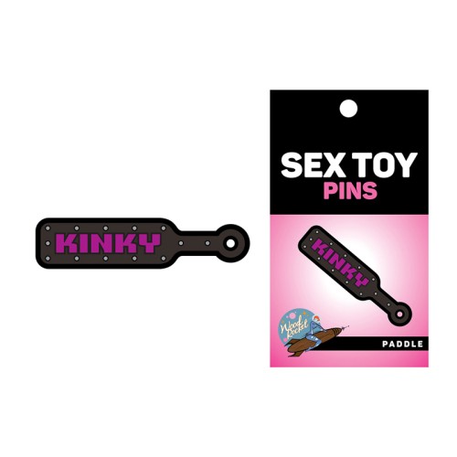 Kinky Paddle Soft Enamel Pin - Express Yourself