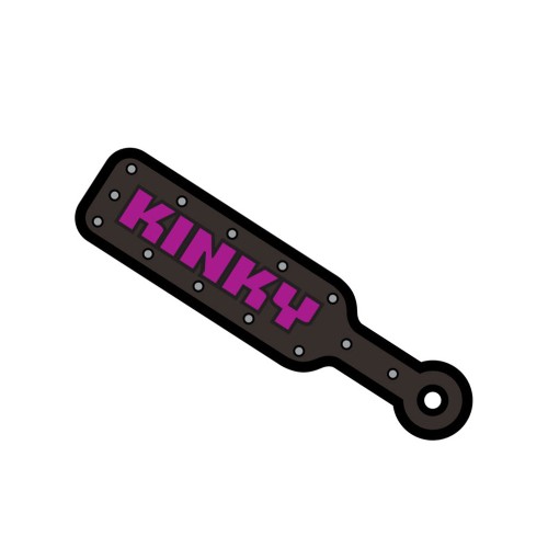 Kinky Paddle Soft Enamel Pin - Express Yourself