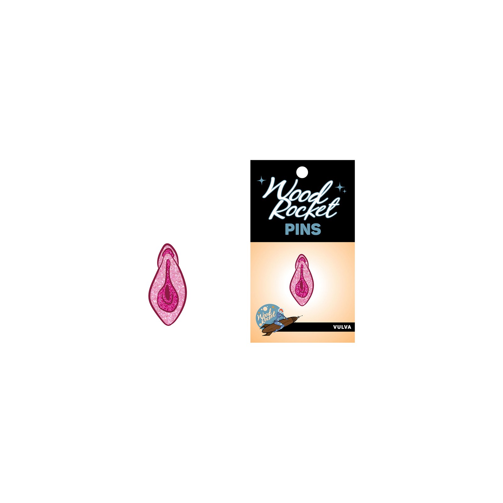 Vulva Pin Fun Accessory