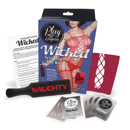 Play With Me Wicked Lingerie Set