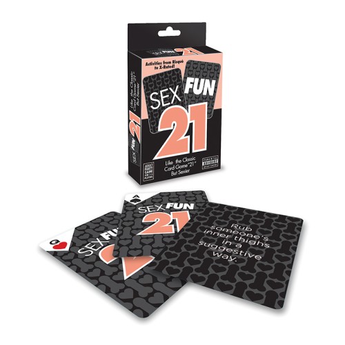 Exciting Sex Fun 21 Adult Card Game for Couples