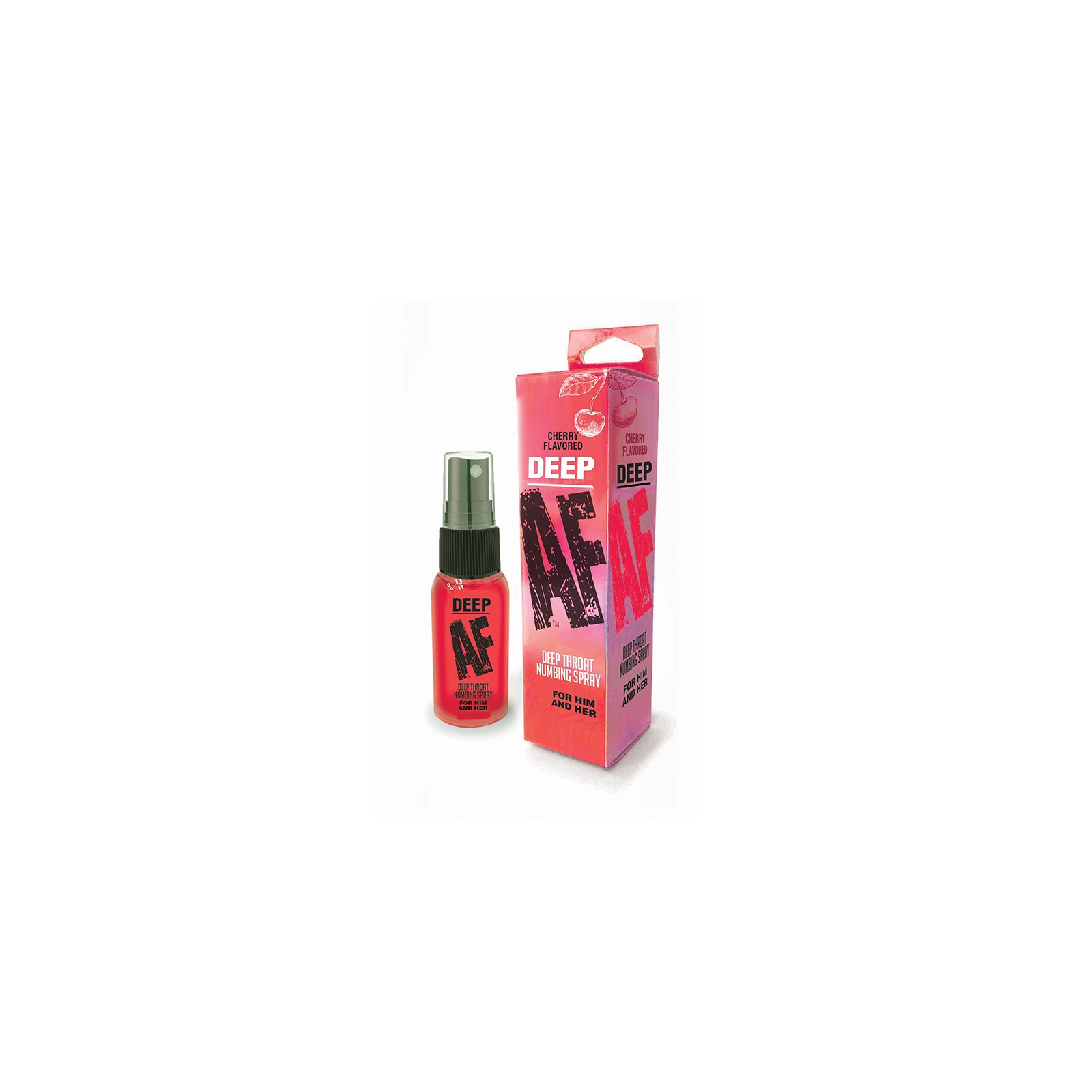 Deep AF Cherry Flavored Numbing Spray 1 oz.