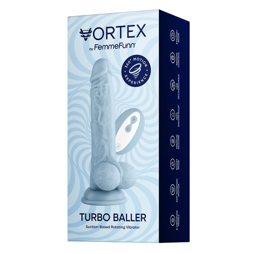 FemmeFunn Vortex Turbo Baller 2.0 Vibrating Dildo