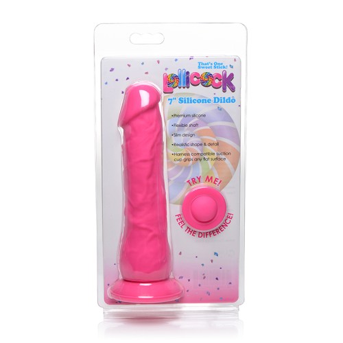 Dildo de Silicona Lollicock de 7 Pulgadas con Ventosa