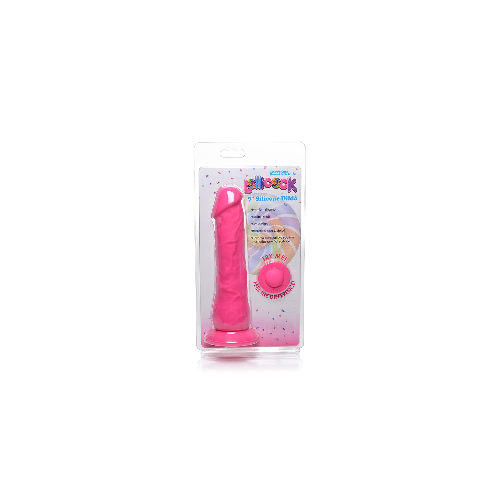 Lollicock 7 Inch Silicone Dildo with Suction Cup