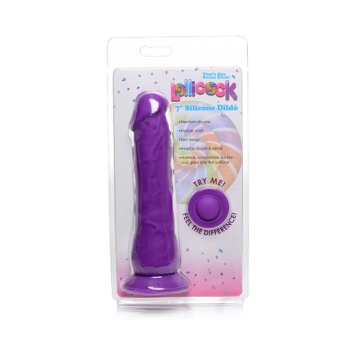 Curve Toys Lollicock 7 in. Silicone Dildo with Suction Cup - Pleasure Redefined