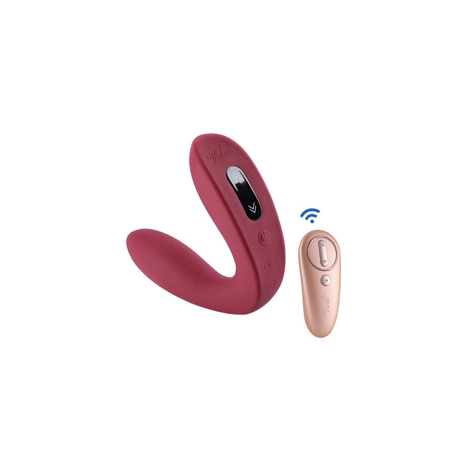 Plug Vibrador C-Shape Hércules Control Remoto