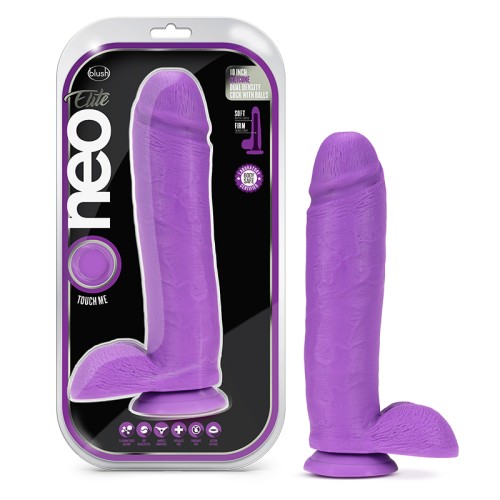 Neo Elite 10 in. Silicone Dual Density Dildo - Realistic Feel