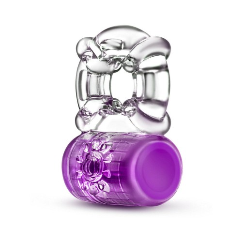 Play with Me Rechargeable Vibrating C-Ring Purple