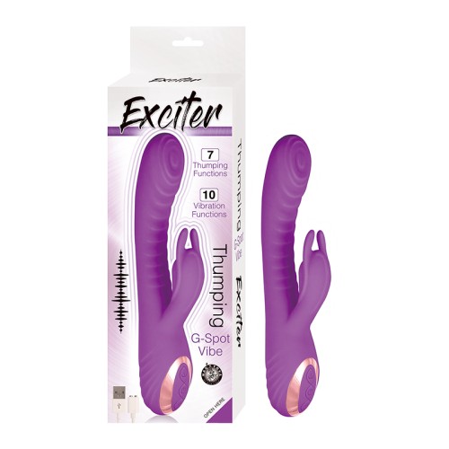 Vibrador G-Spot Exciter Golpeteo Morado