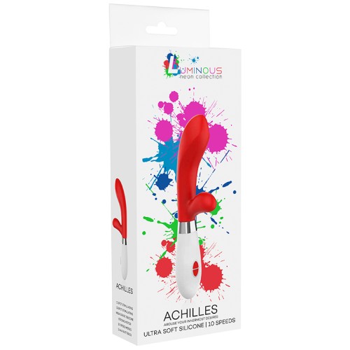 Vibrador de Silicona Luminous Achilles de 10 Velocidades Rojo