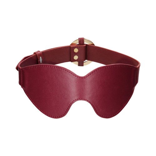 Ouch! Halo Eye Mask Blindfold Burgundy