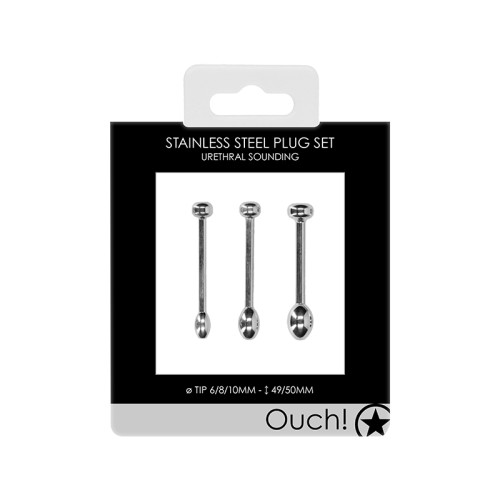 Ouch! Urethral Sounding Plug Set for Adventurous Play