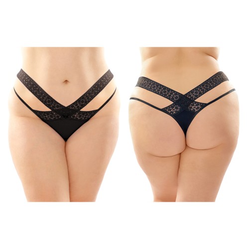 Pack de 6 Pantys Microfiber Daphne Fantasy Lingerie para Comodidad