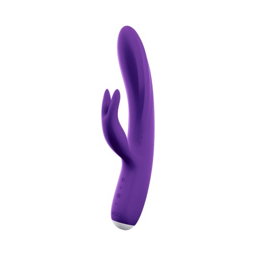 Vibrador Dual Recargable Vedo Thumper Bunny Púrpura Profundo