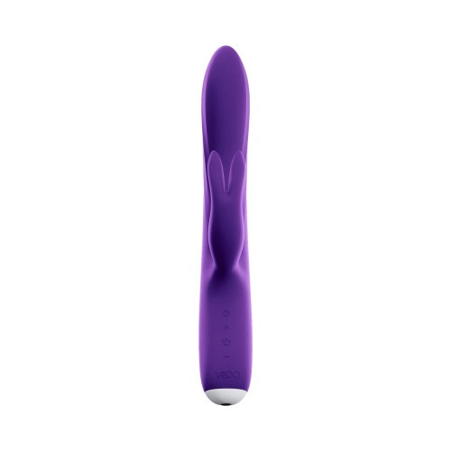 Vibrador Dual Recargable Vedo Thumper Bunny Púrpura Profundo