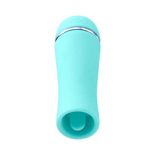 Vedo Liki Rechargeable Flicker Vibe Tease Me Turquoise