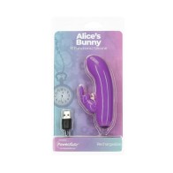 Vibrador Bullet Recargable Conejito de Alicia