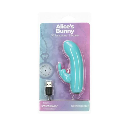 Vibrador Alice's Bunny de Powerbullet para Placer Dual