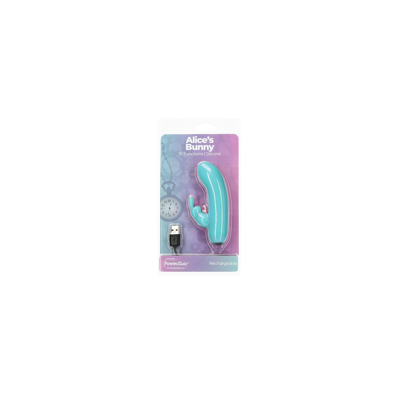 Vibrador Alice's Bunny de Powerbullet para Placer Dual