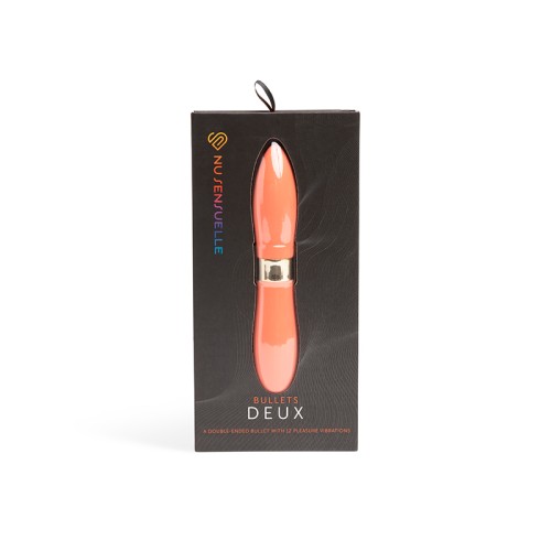 Nu Sensuelle Bullet Doble Extremo - Coral