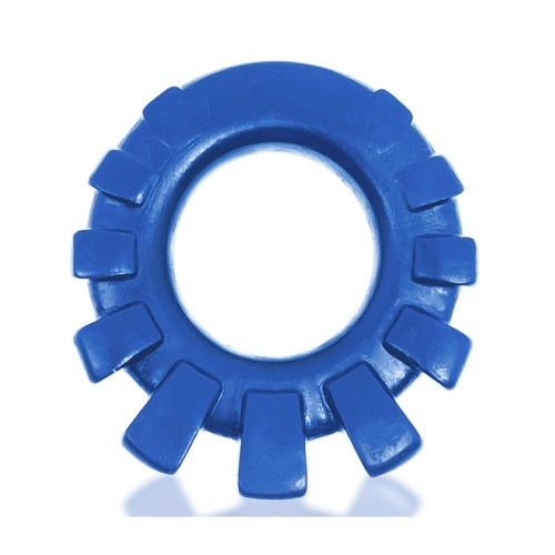 Oxballs Cock-Lug Silicone Cockring Marine Blue