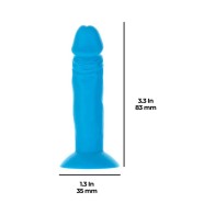 Addiction Silly Willy Silicone Dildo with 12-Piece Display