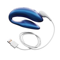 Vibrador de Pareja We-Vibe Chorus Recargable de Silicona Azul Cósmica