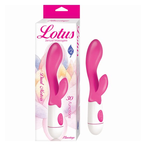 Masajeador Sensual Lotus #2 Rosa - 30 Funciones para el Placer