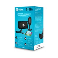 Plug Anal Pesado Vibrante b-Vibe Snug 5 Recargable Negro