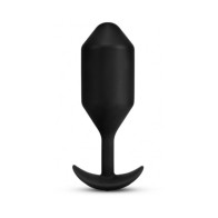 Plug Anal Pesado Vibrante b-Vibe Snug 5 Recargable Negro