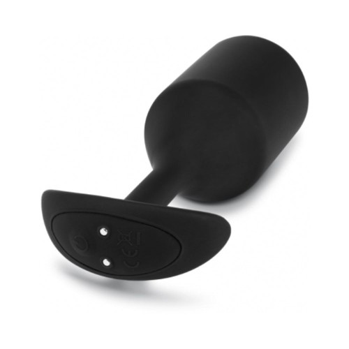 Plug Anal Pesado Vibrante b-Vibe Snug 5 Recargable Negro