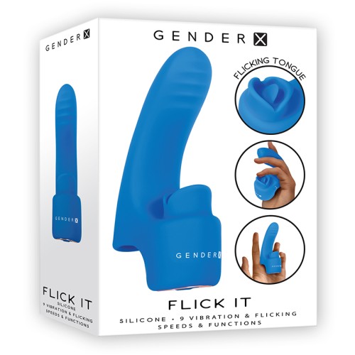 Gender X Flick It Rechargeable Finger Vibrator