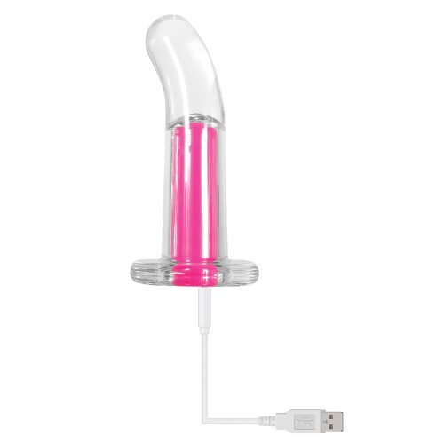 Plug Anal Curvado Vibrante Rosa Paradise Gender X