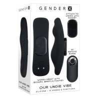 Vibrador de Ropa Interior de Silicona Control Remoto por Gender X