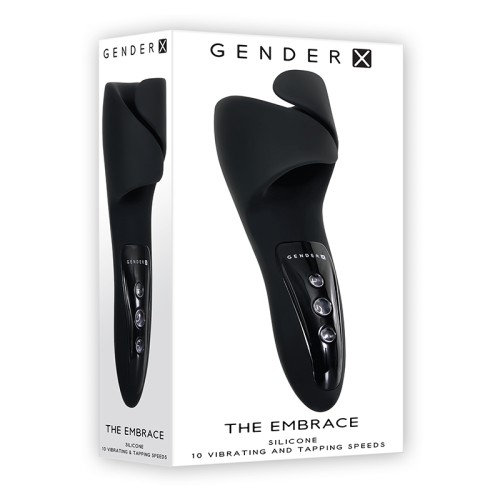 The Embrace Rechargeable Vibrating Masturbator Black