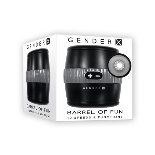 Gender X Barrel Of Fun Rechargeable Vibrating Stroker