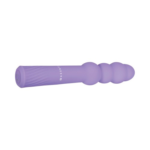 Gender X Bumpy Ride Silicone Beaded Vibrator Purple