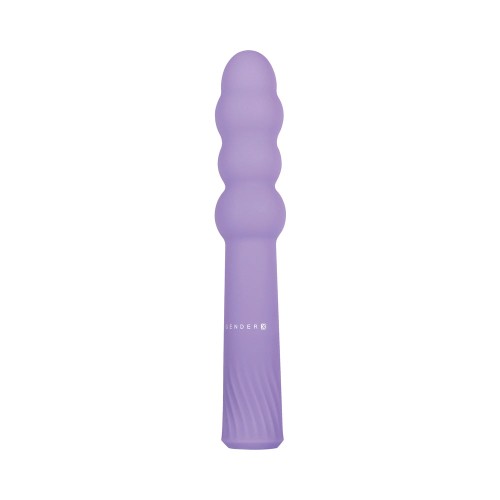 Vibrador Silicone Con Bolitas Bumpy Ride de Gender X Morado