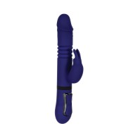 Rechargeable Thrusting and Rotating Rabbit Vibrator