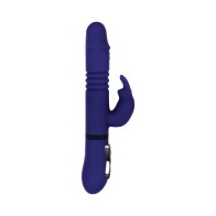 Vibrador Conejito Rotatorio y de Empuje Recargable