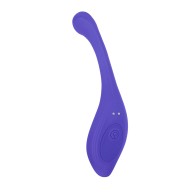 Vibrador de Silicona Poseable Control Remoto Evolved Anywhere Vibe Azul